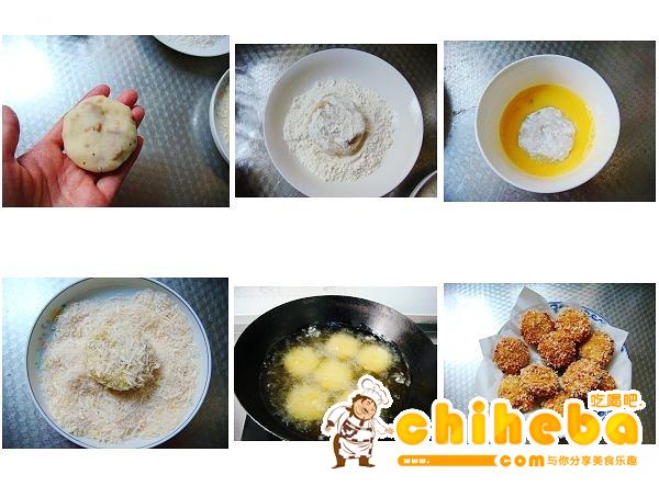 日本小吃——土豆可乐饼的做法 步骤10